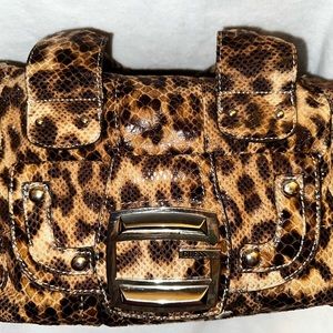 EUC Vintage GUESS Cougar Collection Large Tote